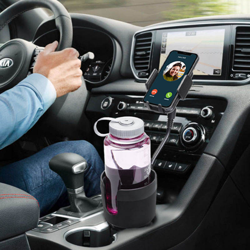 Greatyyt B19 3-in-1 Multifunctio<i></i>nal Auto Car Cup Holder Extender - High Quality ABS Rotatable Bevera